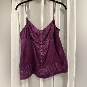 100% silk vintage BCBG tank top